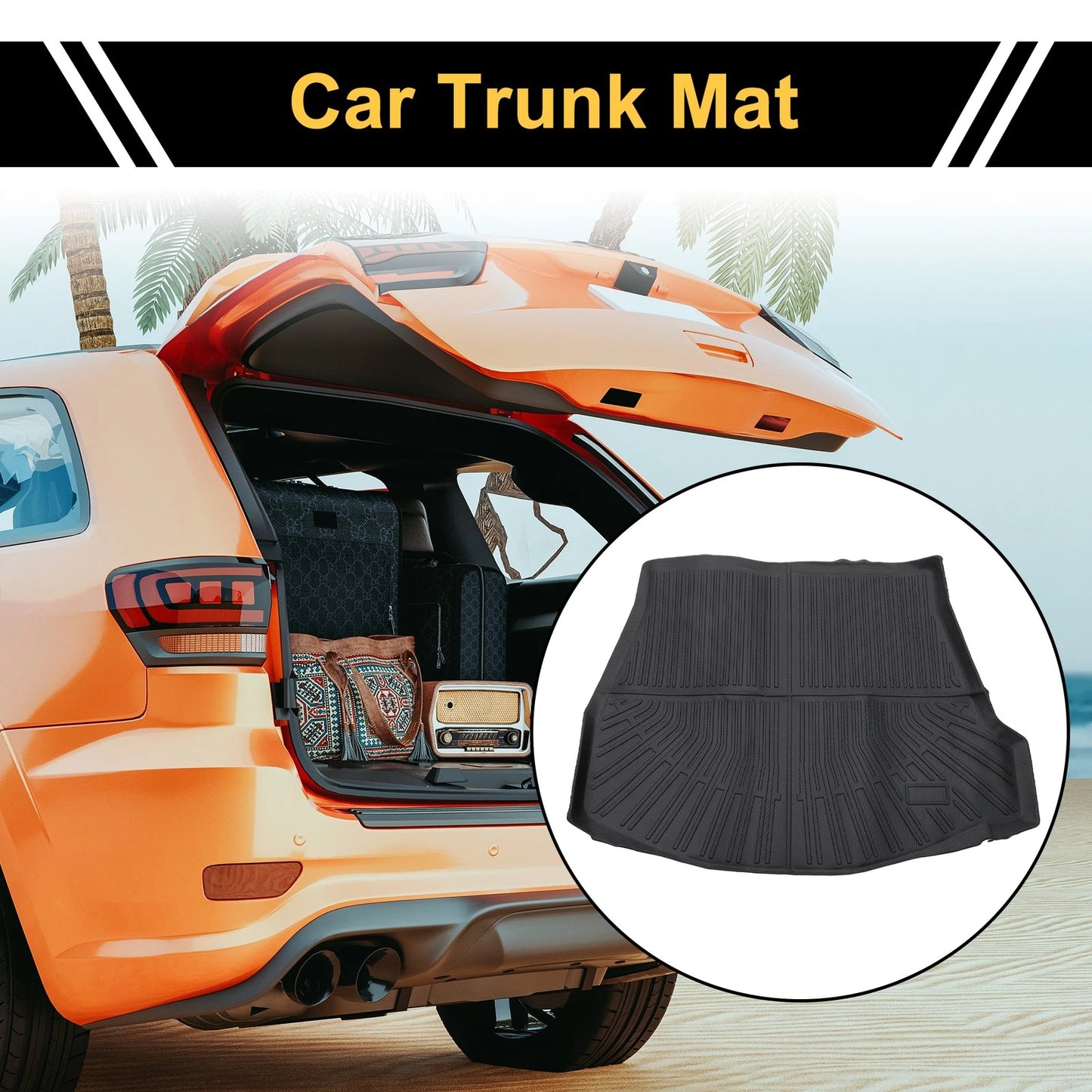 Cargo Liner Rear Trunk Mat for Subaru Solterra & Toyota bZ4X (2023–2024)