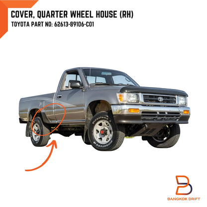 Right Quarter Wheel House Cover for Toyota Hilux 4Runner LN130 (1984-1997)