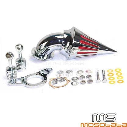 Spike Intake Air Filter Cleaner for Harley Softail, Dyna Fat Bob (2001-2007)