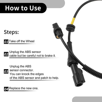 ABS Wheel Speed Sensor for Ford Focus 2008-2011 Rear Right