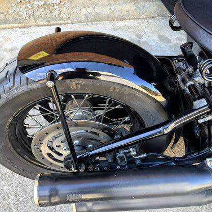 Black Rear Fender Mudguard Kit for Harley Street Bob FXBB (2019-2024)