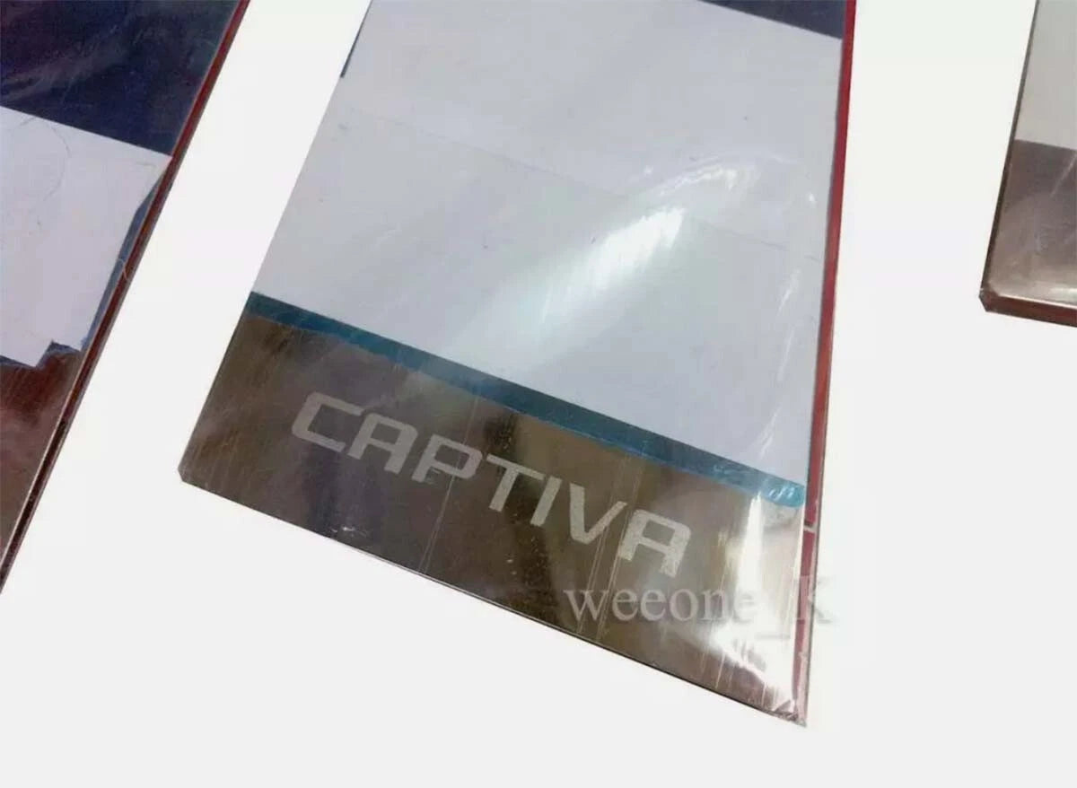 Stainless Steel Door Pillars Covers for Chevrolet Captiva (2012-2015)