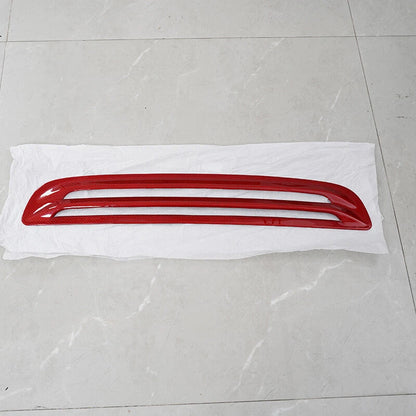 Dry Carbon Fiber Red Hood Vent Air Scoop Trim Cover for Civic Type R FL5 (2023+)
