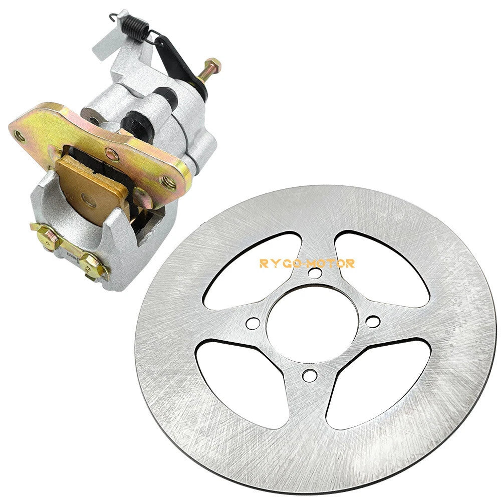 Rear Brake Caliper & Rotor Disc for Yamaha Raptor 125/250/350 YFM125/250/350