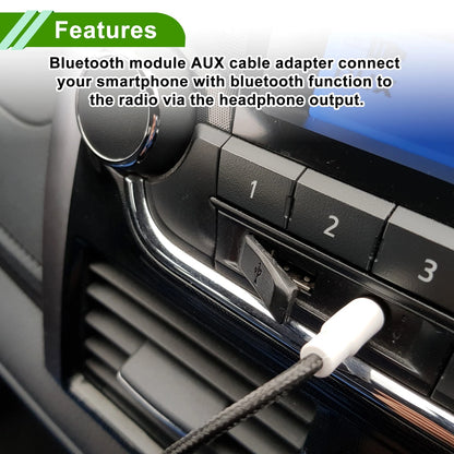 Stereo Radio Bluetooth AUX Adapter Cable for Honda Goldwing GL1800 (2001-2010)