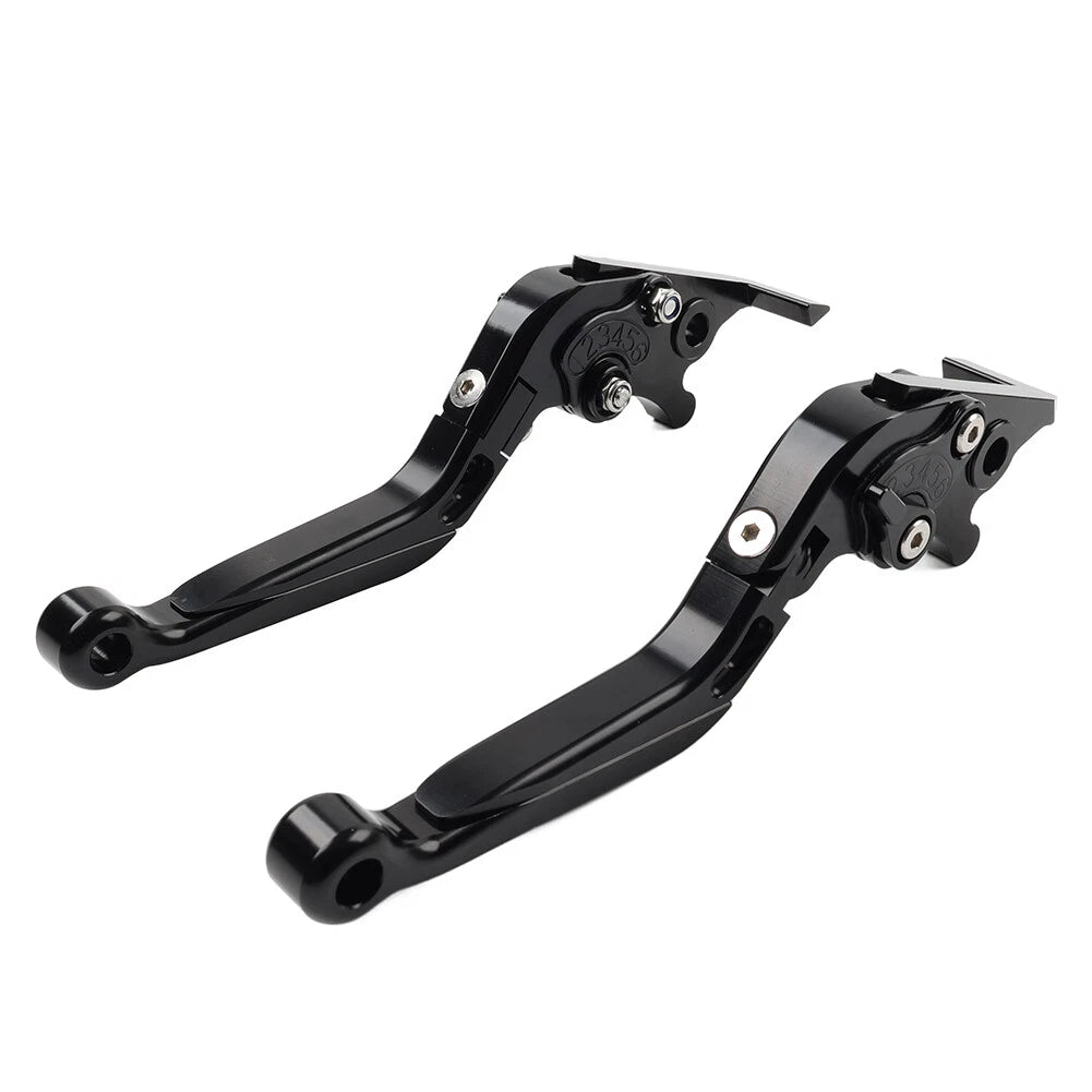 Black Extendable Brake Clutch Levers for Aprilia Tuono V4 1100RR (17-21)