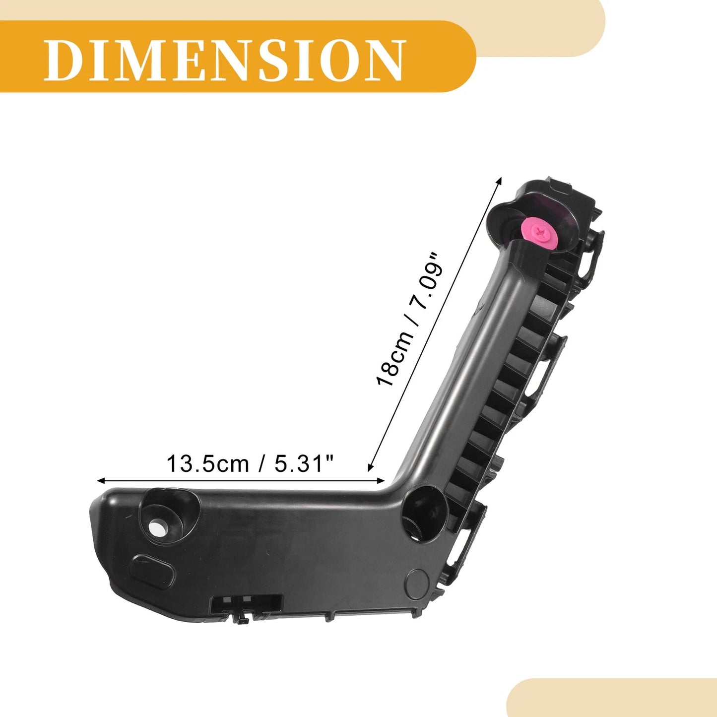 RH Front Bumper Support Bracket for Toyota Corolla (2017-2019) 1 Pc