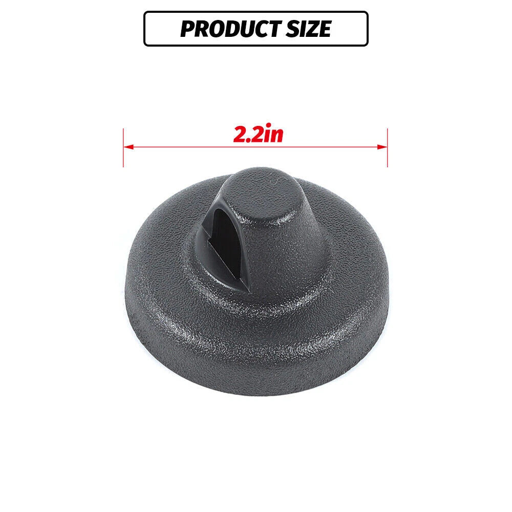 Antenna Base Cover for Jeep Wrangler JK/JL/JT (2007 - Present) Black