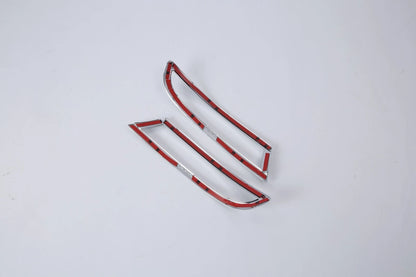 ABS Chrome Rear Fog Light Frame Lid Cover Trim for BMW X3 G01 (2018-2021) 2 x