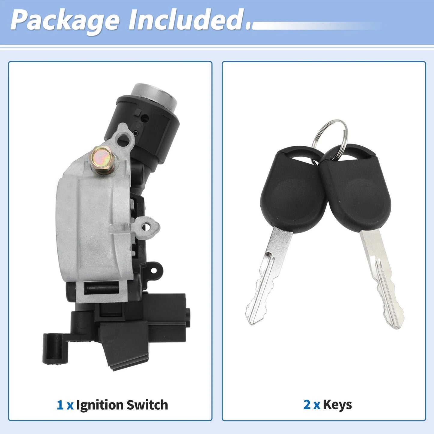 Ignition Lock Cylinder w/ 2 Keys for Ford Escape (2008-2012)