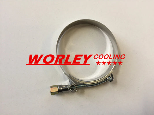 2 x 2.25" Stainless Steel T-Bolt Hose Clamps for VIC-4 (1963-1970)