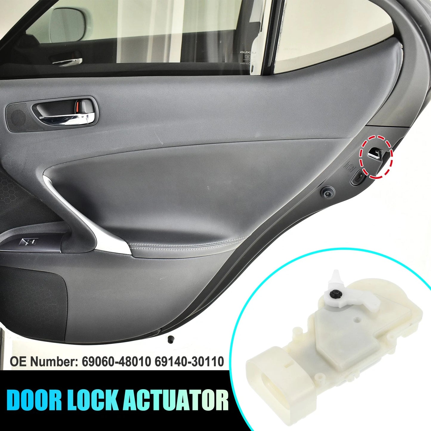 Rear Left Power Door Lock Actuator for Lexus GS300 (1998-2005)