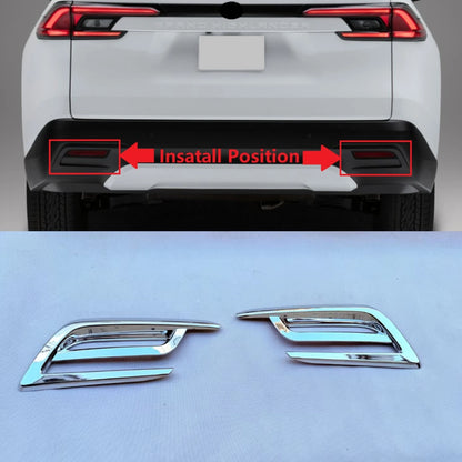Rear Bumper Fog Light Cover Trim Chrome for Toyota Grand Highlander (2024-2025)