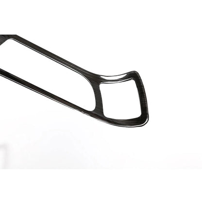 Black Stainless Interior Door Handle Switch Knob Cover Trim For Discovery Sport
