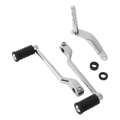 Chrome Heel Toe Shift Lever Pedal Shifter Rod for Harley Softail (2007-2017)