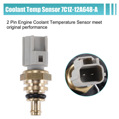 Engine Coolant Water Outlet w/ Temp Sensor for Ford 2.0 EcoBoost (2013-2023)