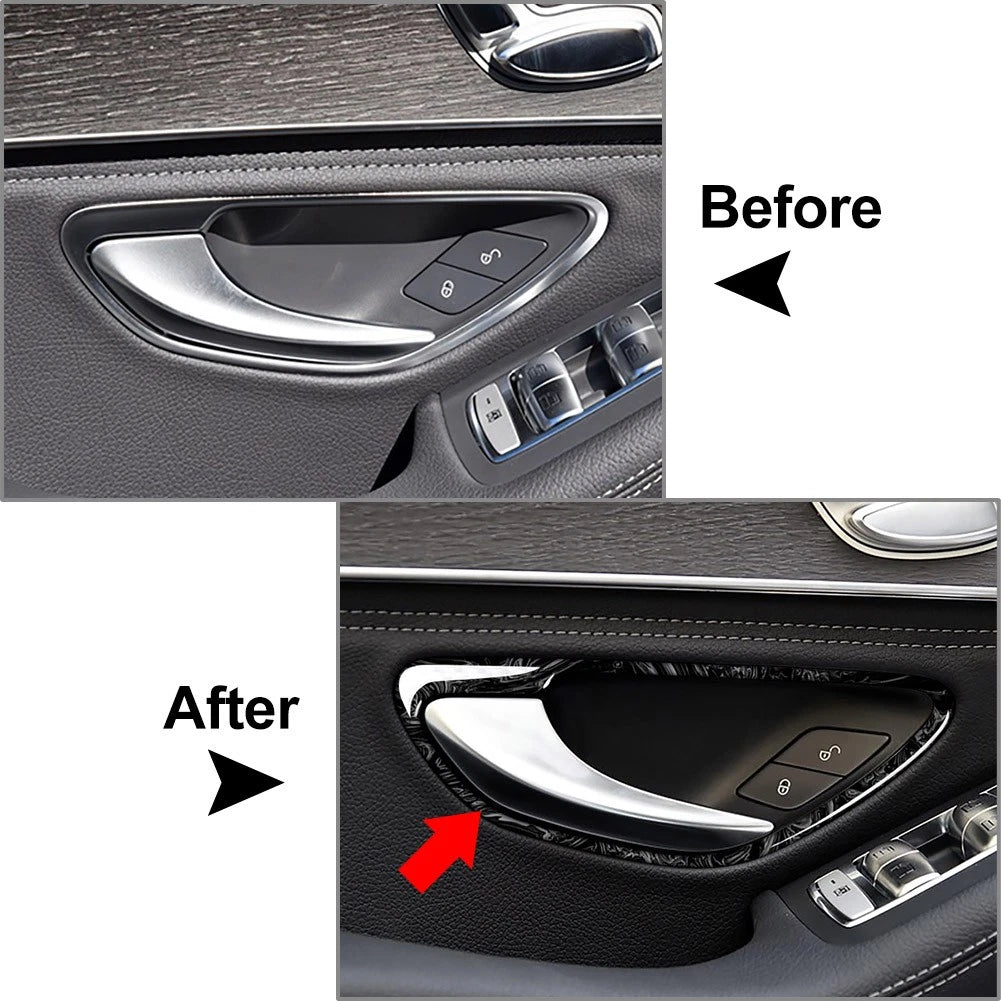 Interior Handle Frame Cover Trim for Benz C GLC Class W205 X253 (2015-2021)