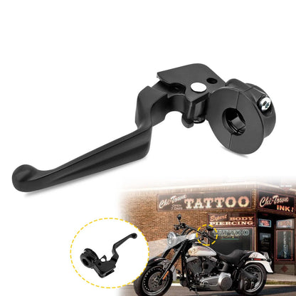 Clutch Lever Perch Bracket Black for Harley-Davidson Dyna