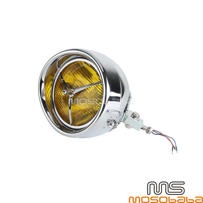 7" LED Headlight Passing Lamp Trim for Harley Road King