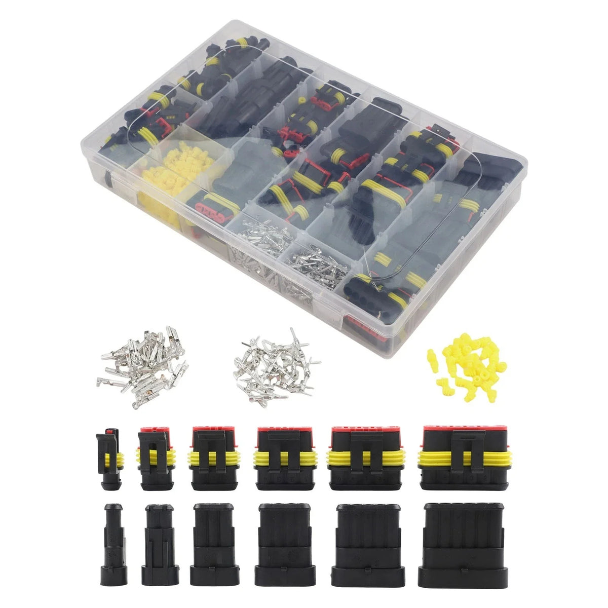 Automotive Connector Kit for Marine Applications - Easy Soldering/Crimping