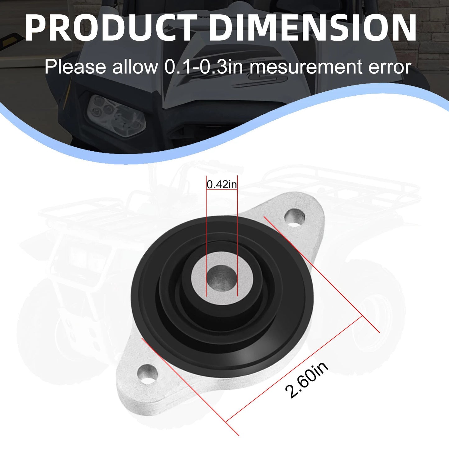 Transmission Mount for Polaris RZR 800 EPS (2009-2014)