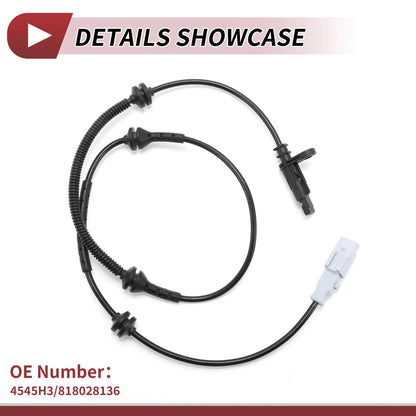 ABS Wheel Speed Sensor for PEUGEOT 607 (2000-2011)