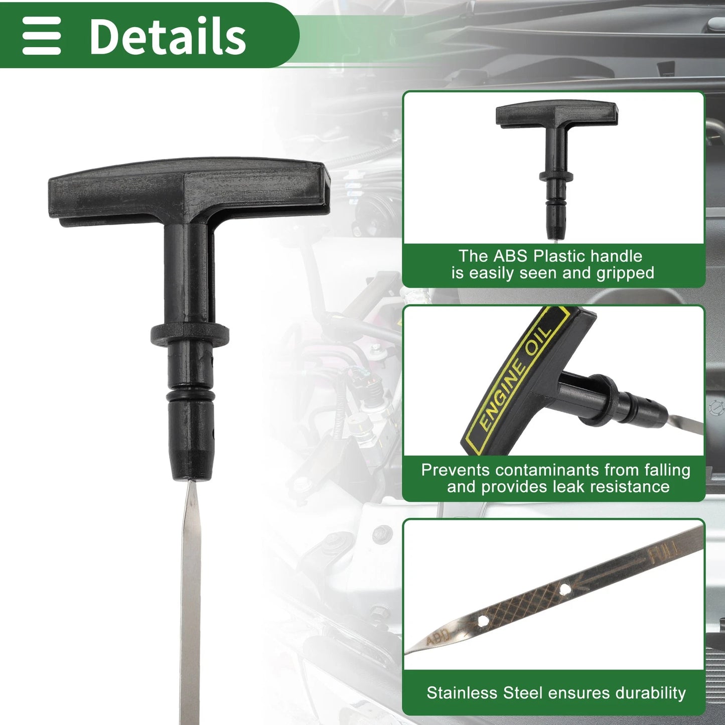 Engine Oil Dipstick for Ford Mustang 3.8L (1996-1998)