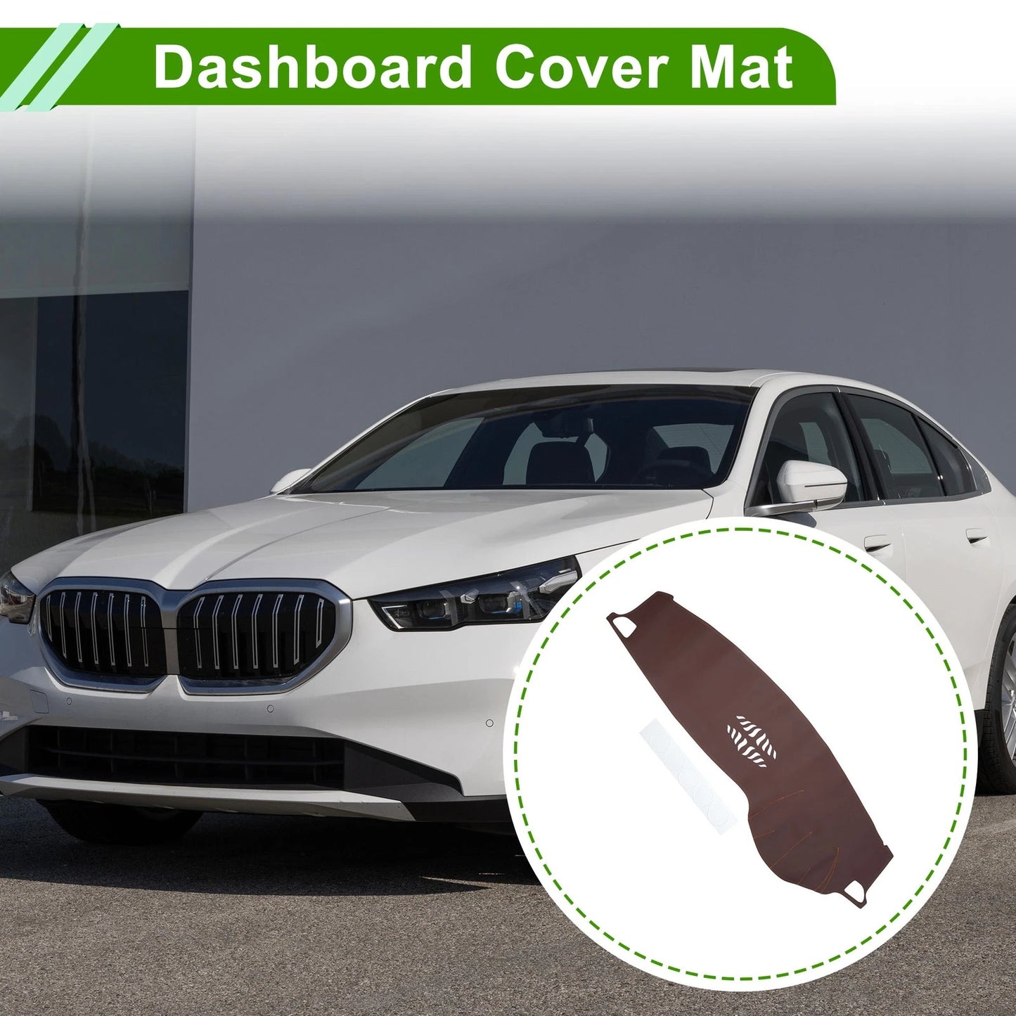 Dashboard Cover Mat for BMW E70 2008-2013 - Brown Dash Cover
