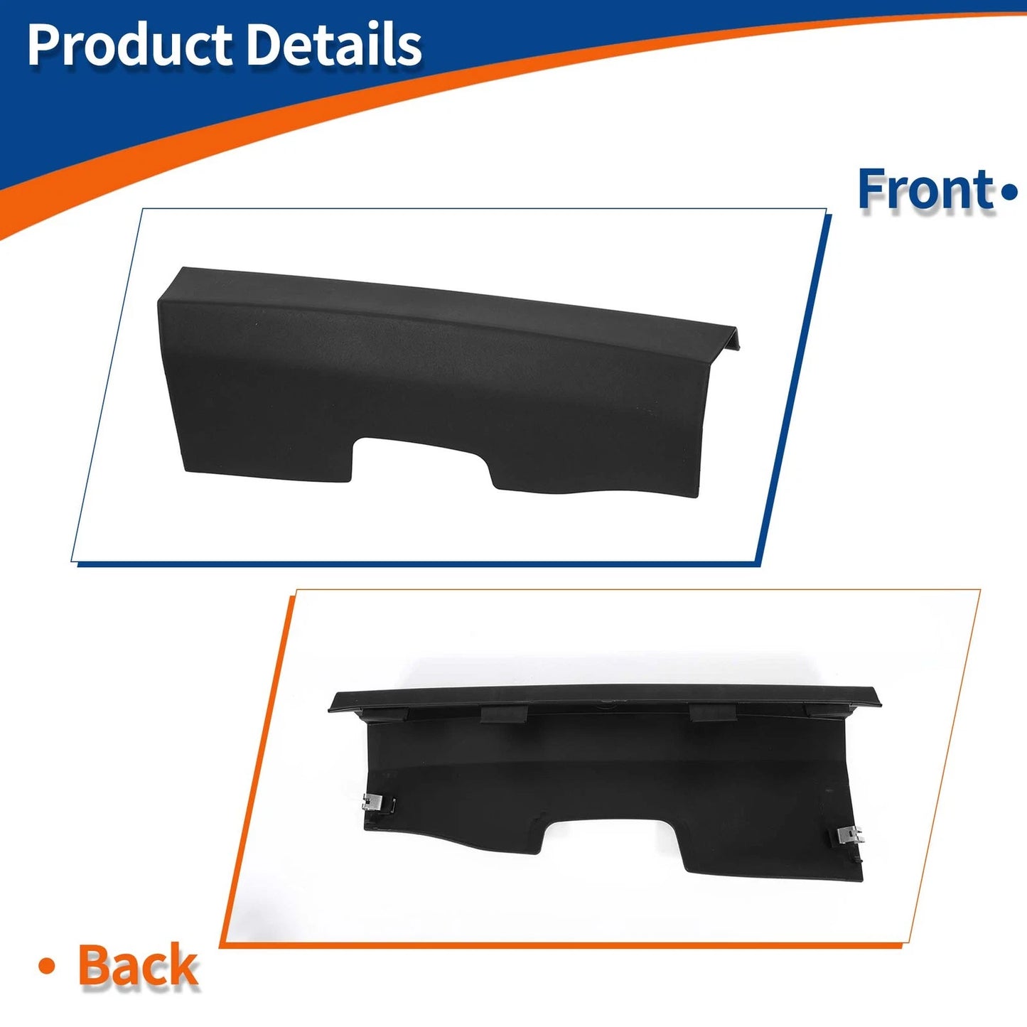 Rear Tow Hook Cover for BMW X3 E83 2006-2010 (2 x Covers) Unpainted