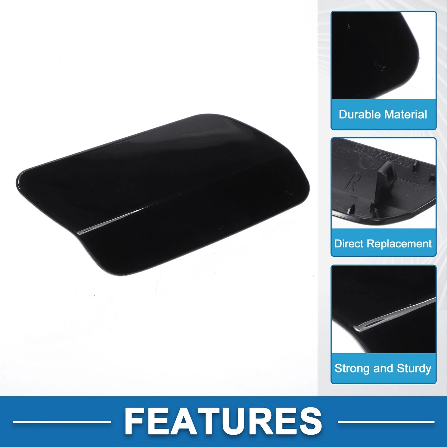 Bumper Headlight Washer Nozzle Cover Cap for BMW 640i (2012-2017)