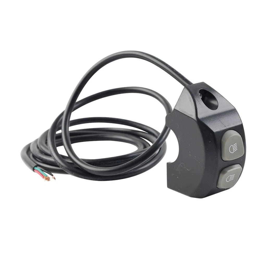Grey Motor Handle Fog Light Switch Control for BMW R1200GS R1250GS F850GS F750GS