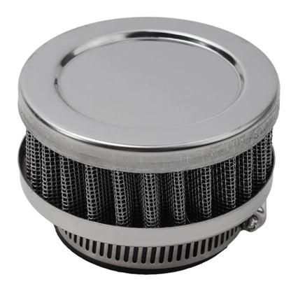 Air Filter Cleaner / 45MM Round Tapered Rubber Silver for Motorcycle