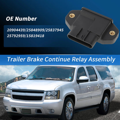 Trailer 6.0 Brake Continue Relay for GMC Yukon XL 2500 (2009-2013)