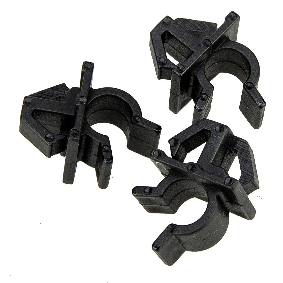 3 x Black Hood Prop Support Clamp Rod Retainer Clips for Suzuki