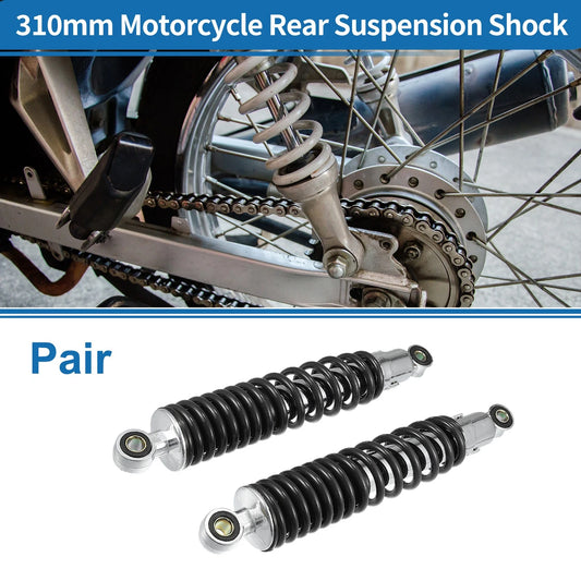 1 x Pair Motorcycle Rear Suspension Shock 310mm for 50cc–125cc
