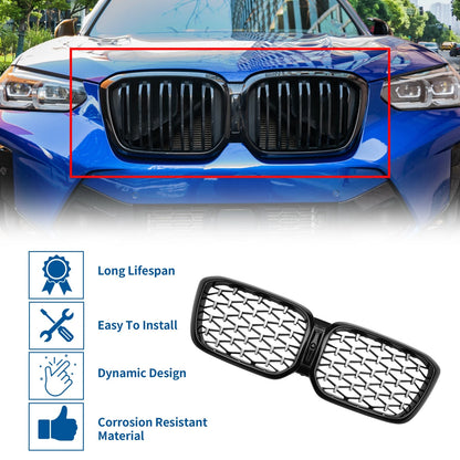 Front Upper Bumper Grille for BMW X3 G01 (2020-2023)
