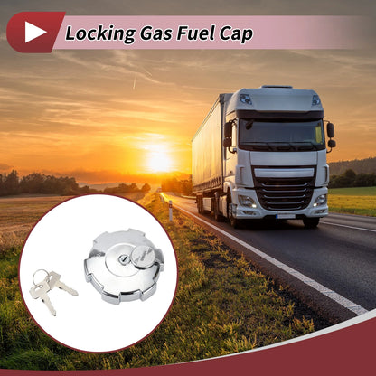 Locking Gas Cap for Volvo, Scania, Iveco, Man - 2 Keys