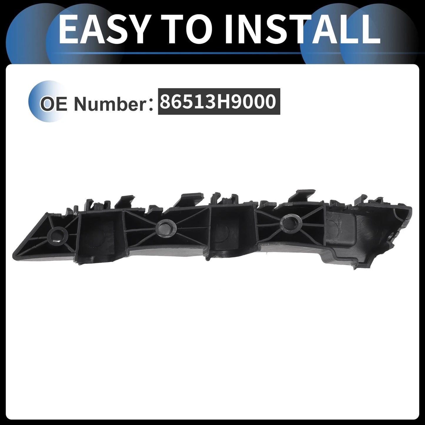 Left Front Bumper Retainer Bracket for Hyundai Elantra (2021-2023)
