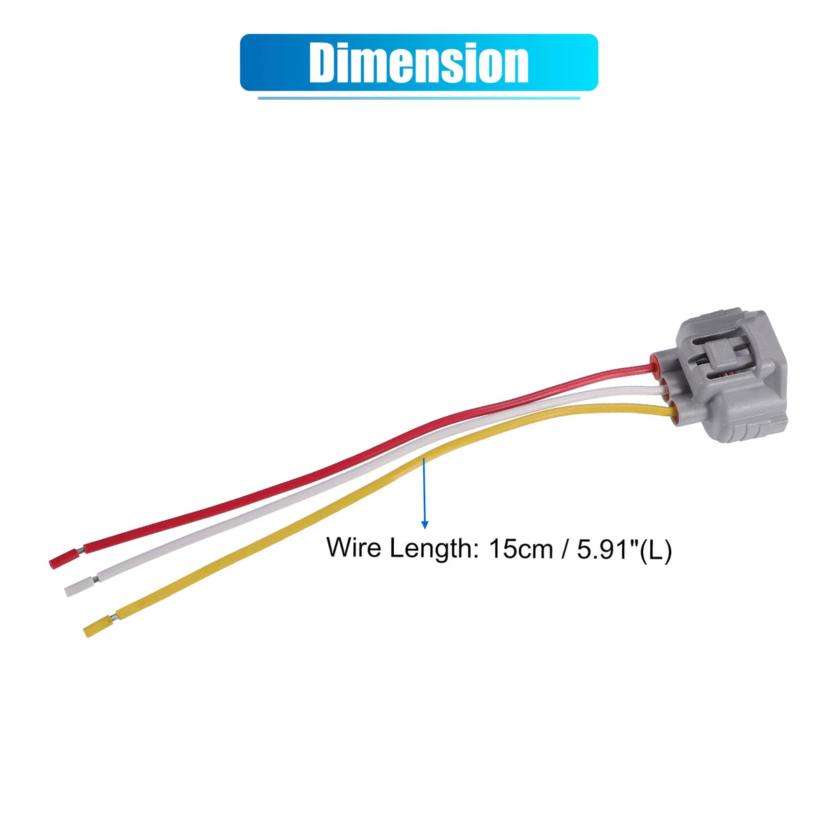 1 x 3-way Turn Signal Harness Cable Connector for Toyota