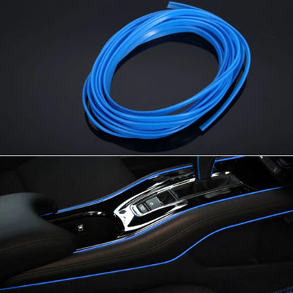 Blue 16ft Car Interior Edge Crack Moulding Trim for Auto Decor