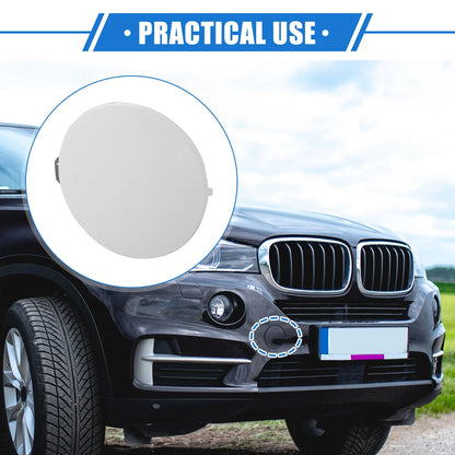 Front Right Bumper Tow Hook Cover for BMW X5 (2016-2018) White