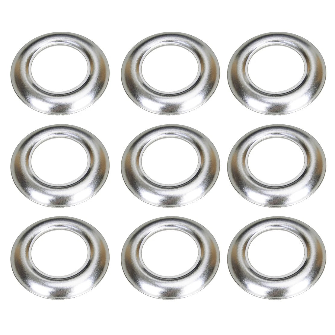 50Pcs 3/4" Chrome Bezels for Truck Trailer LED Marker Light Covers