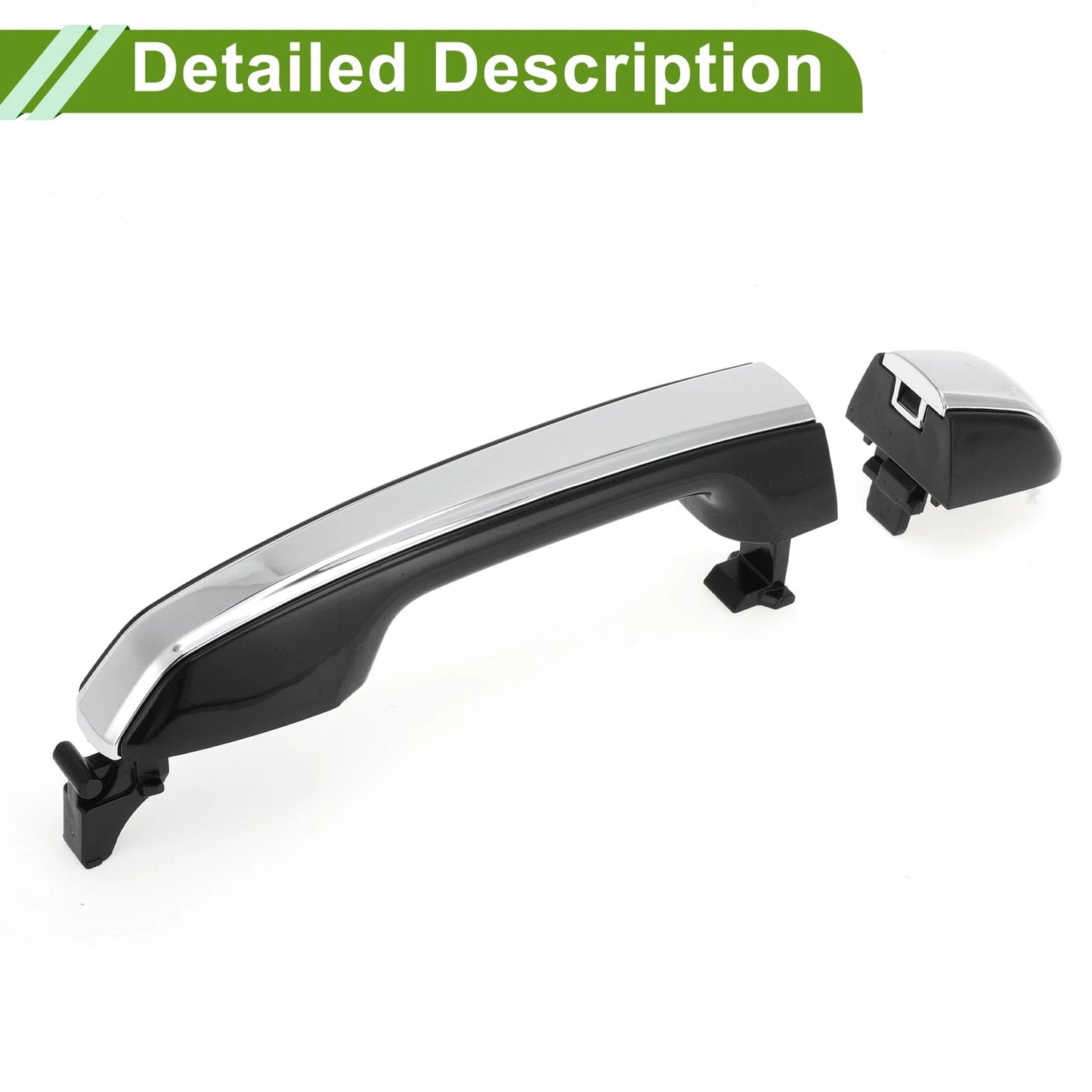 Silver Tone Front Right Exterior Door Handle for Toyota Lexus GX460 4Runner