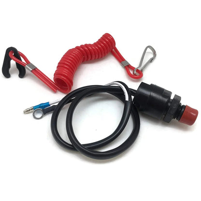 Kill Stop Switch & Safety Lanyard for Yamaha 2-Stroke Outboard 63V/689