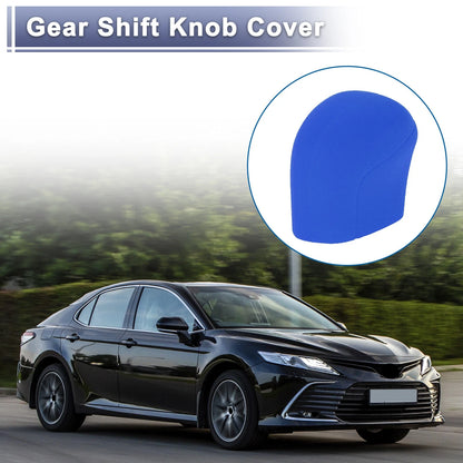 1 x Gear Shift Knob Cover Blue Silicone for Toyota Camry (2018–2024)
