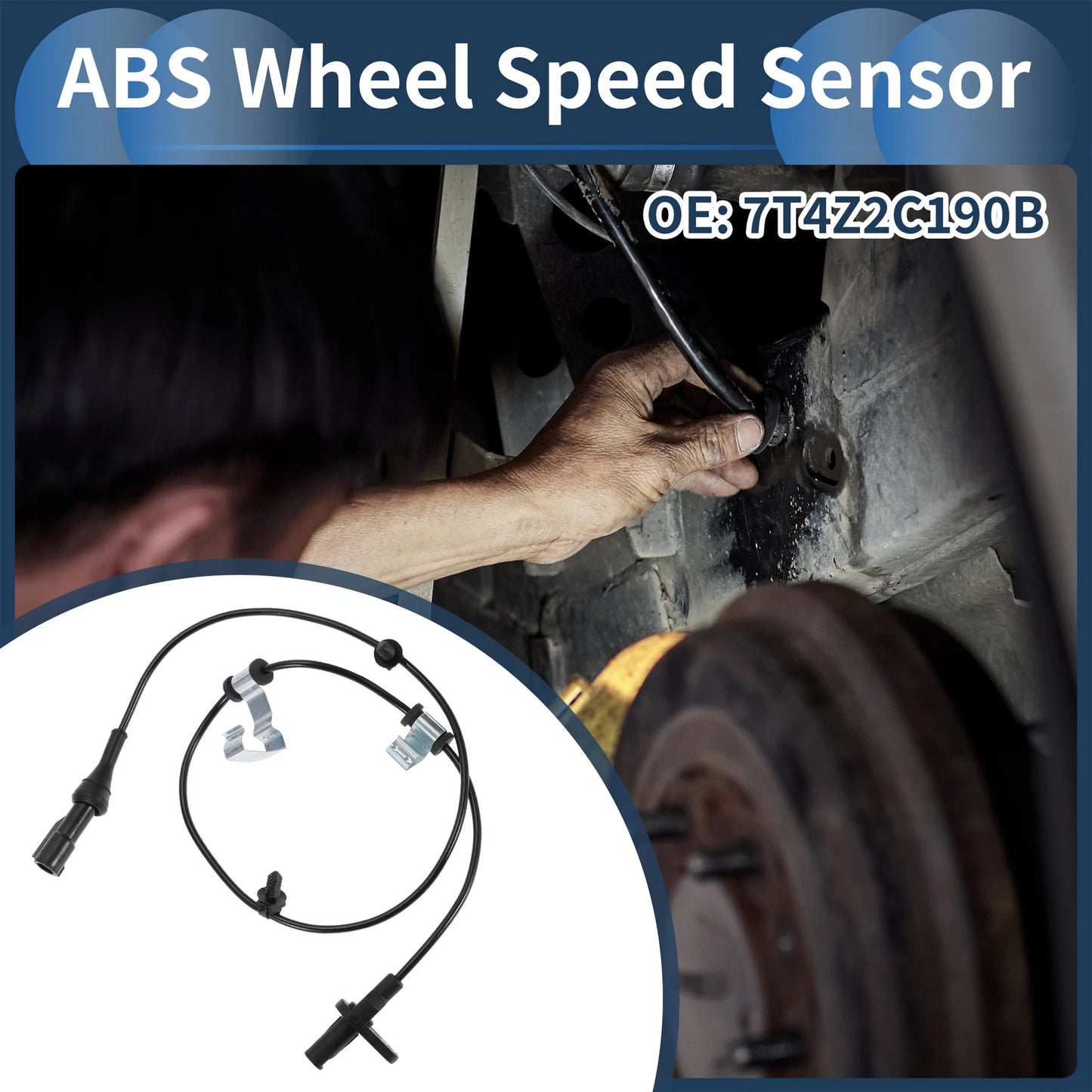 ABS Wheel Speed Sensor for Ford Edge AWD Rear Right (2007-2014)