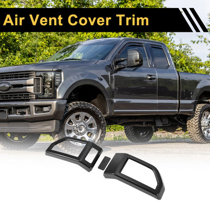 Carbon Fiber Pattern Air Vent Cover Set for Ford F-150 (2015-2020)
