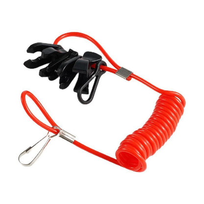 Boat Outboard Kill Switch Lanyard with 7 Keys for Mercury/OMC/BRP Models