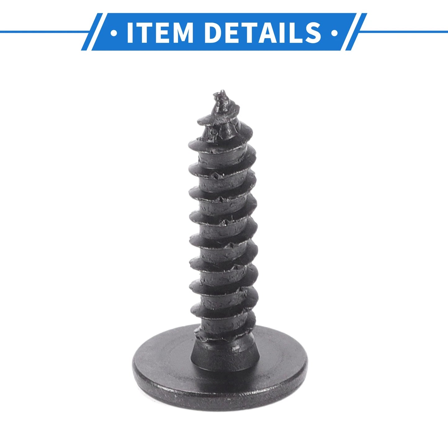 10 Pcs Fender Liner Splash Shield Bumper Cover Screws for Honda Accord (2003-2007)