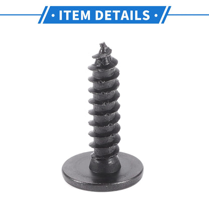 10 Pcs Fender Liner Splash Shield Bumper Cover Screws for Honda Accord (2003-2007)